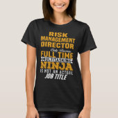 T-shirt Directeur de la gestion des risques (Devant)