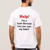 T-shirt Directeur de la jeunesse (Dos)