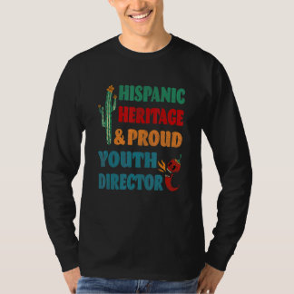 T-shirt Directeur de la jeunesse hispanique et fier de son