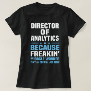 T-shirt Directeur de l'analyse