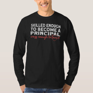 T-shirt Directeur de l'école qualifié