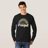 T-shirt Directeur de l'école Rainbow Leopard (Devant entier)