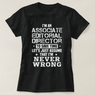 T-shirt Directeur de rédaction associé