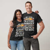 T-shirt Directeur de scène drôle Semaines techniques Direc (Unisexe)