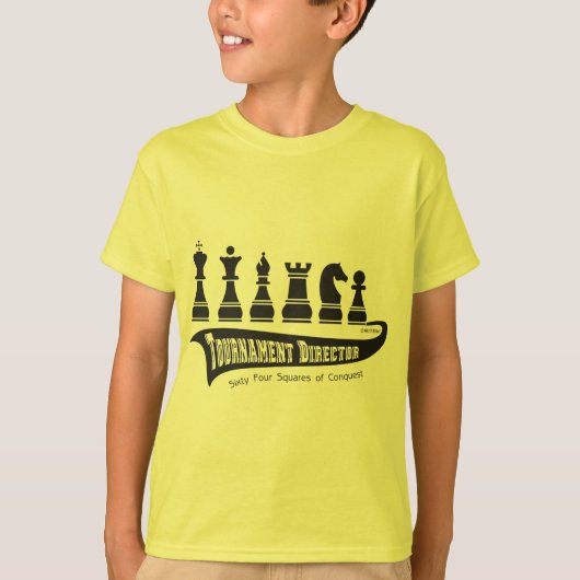T-shirt Directeur de tournoi, chemise d'échecs (Devant)
