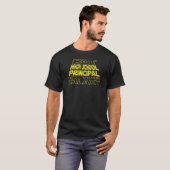 T-shirt Directeur d'école secondaire Conception de dos sp (Devant entier)