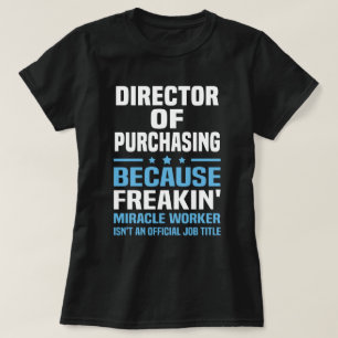 T-shirt Directeur des achats