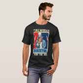 T-shirt Directeur des feux d'artifice Oncle Sam Retro I Ru (Devant entier)