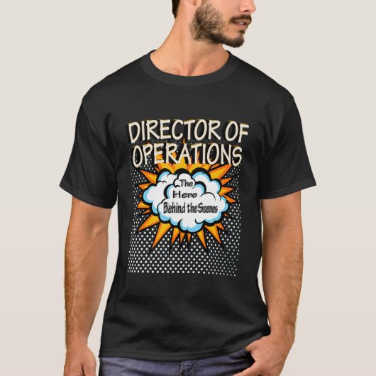 T-shirt Directeur des opérations Héros Job (Devant)