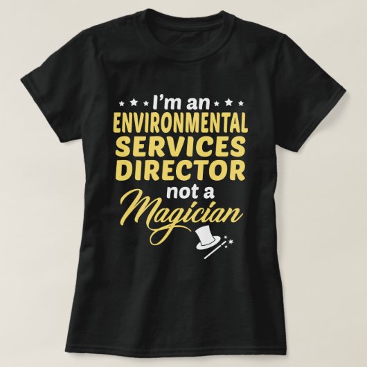 T-shirt Directeur des services de l'environnement (Design devant)