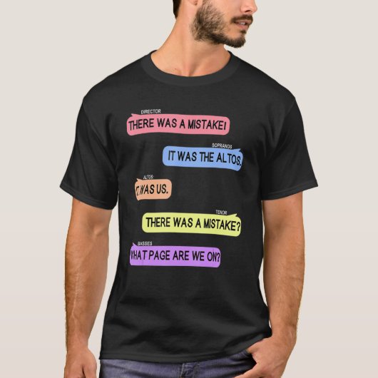 T-shirt Directeur du choeur (Devant)