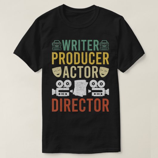 T-shirt Directeur du cinéma Actress b (Design devant)