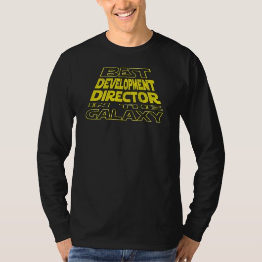 T-shirt Directeur du développement Conception de l'espace (Devant)