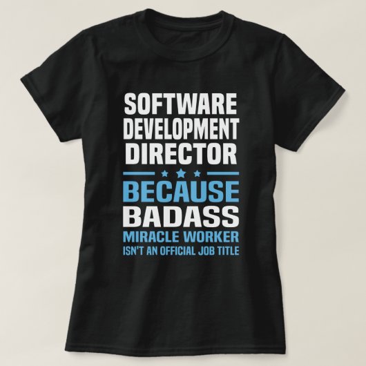 T-shirt Directeur du développement logiciel (Design devant)