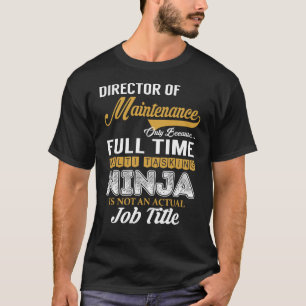 T-shirt Directeur du multitâche de maintenance