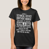 T-shirt Directeur du service technique (Devant)
