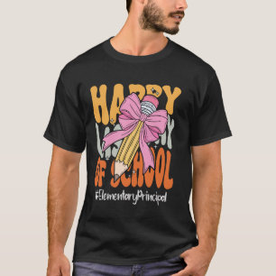T-shirt Directeur Élémentaire Bon dernier jour d'école Coq
