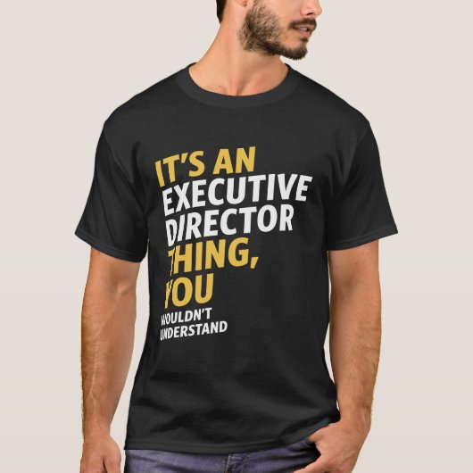 T-shirt Directeur exécutif (Devant)