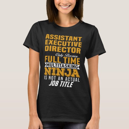 T-shirt Directeur exécutif adjoint (Devant)