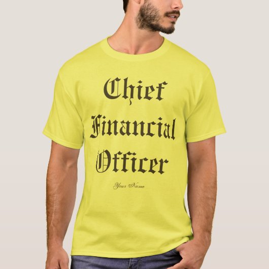 T-shirt "Directeur Financier " (Devant)