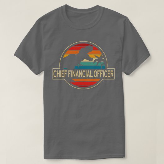 T-shirt Directeur financier Dinosaur (Design devant)