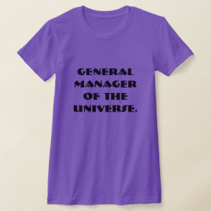 T-shirt Directeur général de l'Univers