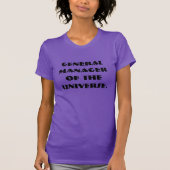 T-shirt Directeur général de l'Univers (Devant)