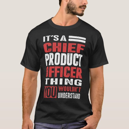 T-shirt Directeur général des produits (Devant)
