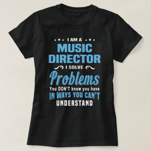 T-shirt Directeur musical (Design devant)