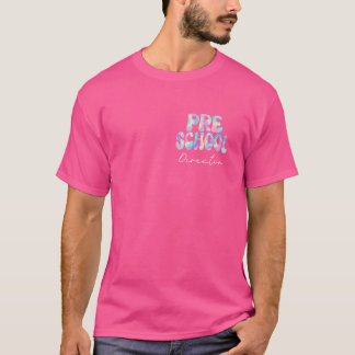 T-shirt Directeur préscolaire Super Retourner à l'école Cu