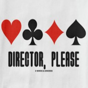 T-shirt Directeur, svp (jeu de pont de quatre costumes de