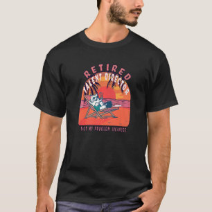 T-shirt Directeur Talent Retraité Retraite Vintage