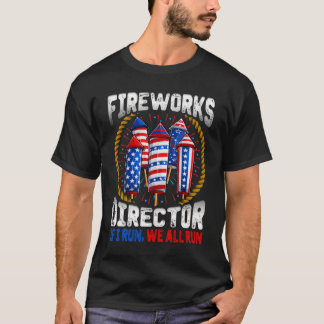 T-shirt Directeur technicien de feux d'artifice I Vous fai