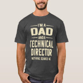 T-shirt Directeur technique Don Funny Titre de l'emploi Pr (Devant)