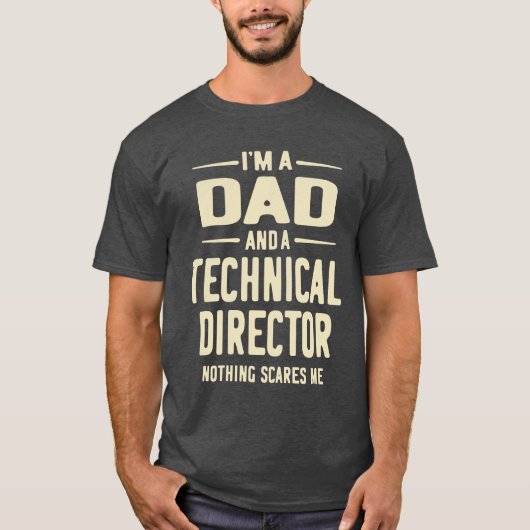 T-shirt Directeur technique Don Funny Titre de l'emploi Pr (Devant)