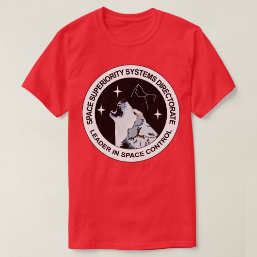 T-shirt Direction des systèmes de supériorité spatiale ave (Design devant)