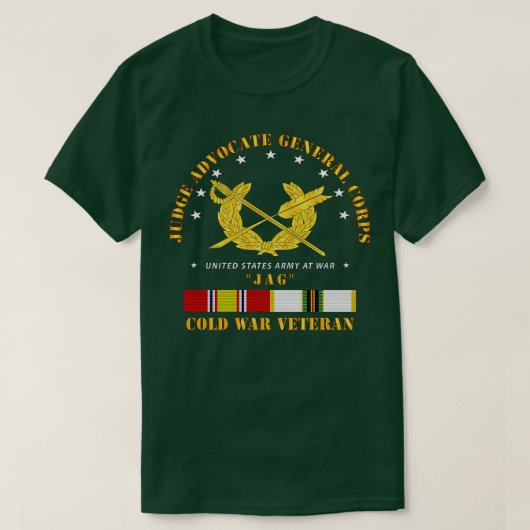 T-shirt Direction du JAG avec COLD SVC (Design devant)
