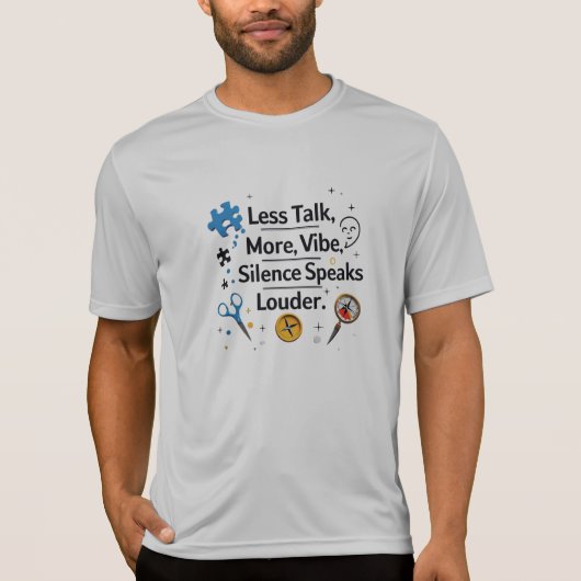 T-shirt Direction & Silence Design | Sport-Tek Competitor (Devant)