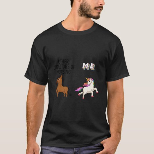 T-shirt Directrice de soins Directrice Licorne Infirmière  (Devant)