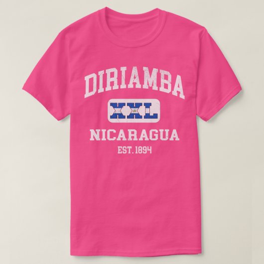 T-shirt Diriamba Nicaragua XXL Design sportif 1 (Design devant)