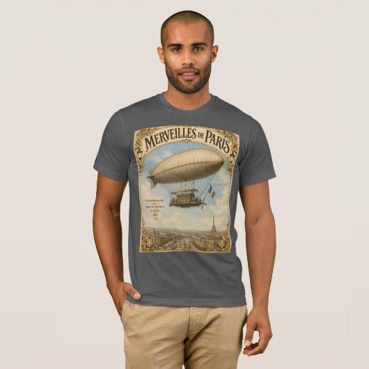 T-SHIRT DIRIGEABLE  (Devant entier)