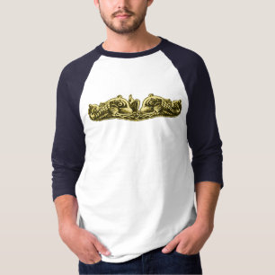 T-shirt Dirigeant de dauphins et CREST submersibles de la