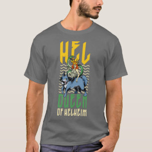 T-shirt Dirigeant de l'enfer Viking Goddess Hel 1