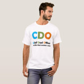 T-shirt Dirigeant en chef de papa (Devant entier)