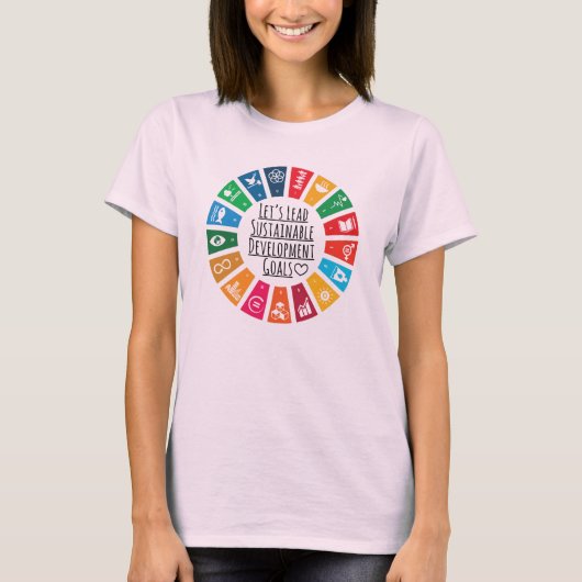 T-shirt Dirigons les ODD de l'ONU Objectifs de développeme (Devant)