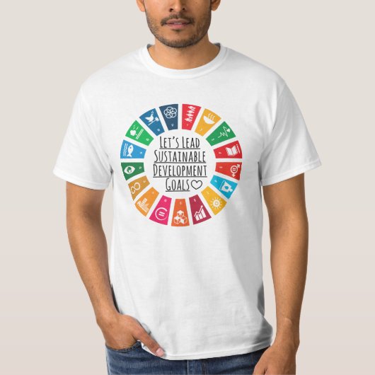 T-shirt Dirigons les ODD de l'ONU Objectifs de développeme (Devant)