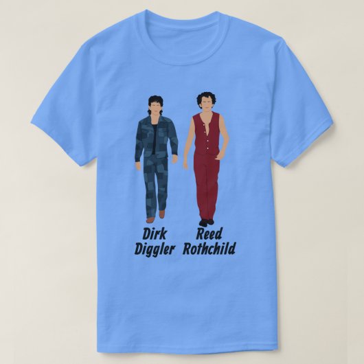 T-shirt Dirk Diggler Reed Rothchild (Design devant)