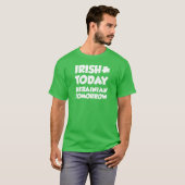 T-shirt D'Irlandais Ukrainien aujourd'hui demain (SUR (Devant entier)