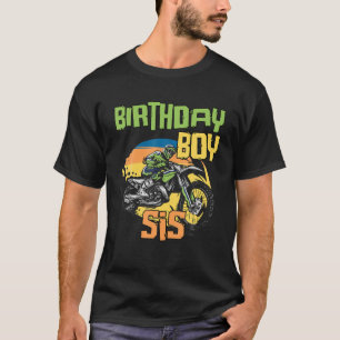 T-shirt Dirt Bike Anniversaire Soeur Party - Motocross MX