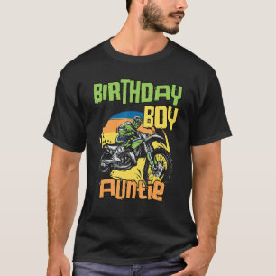 T-shirt Dirt Bike Anniversaire Tante Party Motocross MX Bi